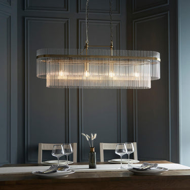 Marietta 4 Pendant Light Antique Brass 2