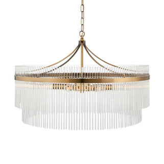 Marietta Grand 7 Pendant Light Antique Brass 1