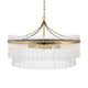 Marietta Grand 7 Pendant Light Antique Brass 1