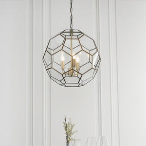 Miele 3 Pendant Light Antique Brass Large 2