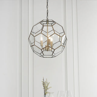 Miele 3 Pendant Light Antique Brass Large 2