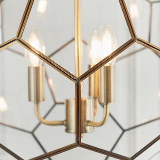 Miele 3 Pendant Light Antique Brass Large 4