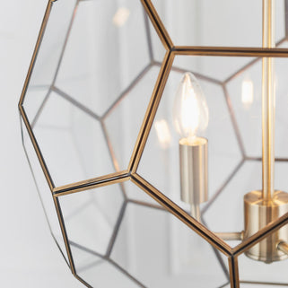 Miele 3 Pendant Light Antique Brass Large 5