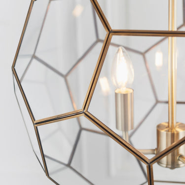 Miele 3 Pendant Light Antique Brass Large 5