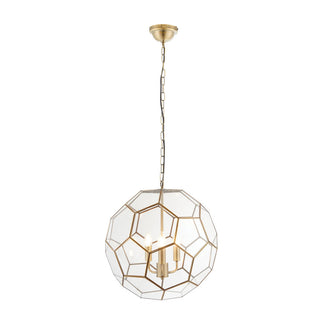 Miele 3 Pendant Light Antique Brass Large 7