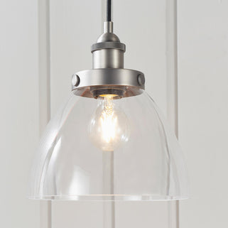 Hansen 1 Pendant Light Brushed Silver 2