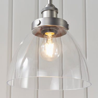 Hansen 1 Pendant Light Brushed Silver 6