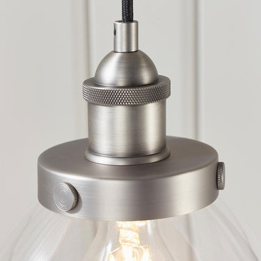 Hansen 1 Pendant Light Brushed Silver 8