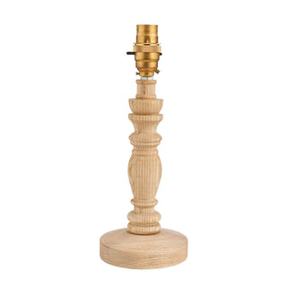 Bibury Table Lamp Base Natural Ash 1