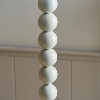 Higgledy Floor Lamp Base Gloss Almond White Paint 4
