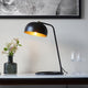 Brair 1 Table Lamp Matt Black & Antique Brass 2