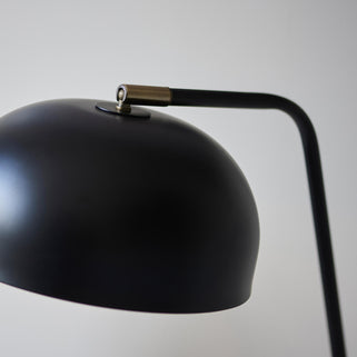 Brair 1 Table Lamp Matt Black & Antique Brass 5