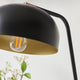 Brair 1 Table Lamp Matt Black & Antique Brass 6