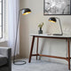 Brair 1 Table Lamp Matt Black & Antique Brass 7