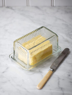 Glass Louella Butter Dish