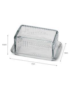 Glass Louella Butter Dish