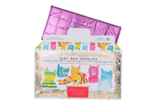 Cats Design Silky Columbian Milk Chocolate