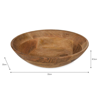 Midford Mango Wood Serving Bowl Large