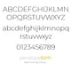 Example of Penelopetom font