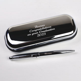 Personalised Boxed Chrome Pen
