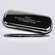Silver chrome pen with matching case with 