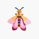 Pink Bee Wall Decoration