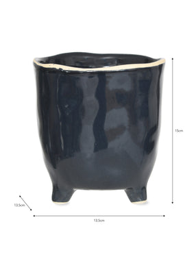 Positano Ink Plant Pot Large