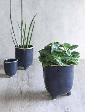 Positano Ink Plant Pot - Medium