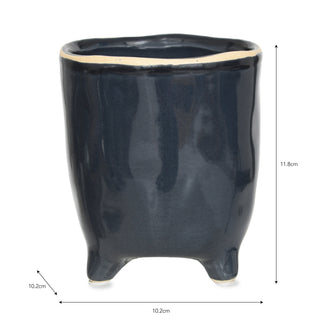 Positano Ink Plant Pot - Medium