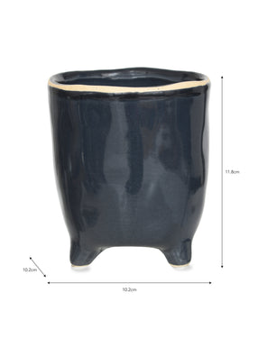 Positano Ink Plant Pot Medium