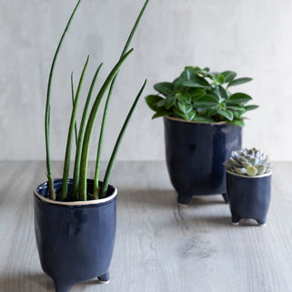Positano Ink Plant Pot Small