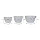 Rialto Ceramic Measuring/Mixing Bowls Set of Three