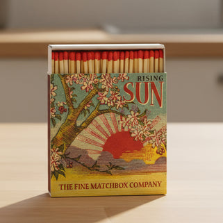 chinese rising sun design giant matchbox with matches