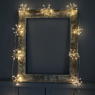 Starburst Silver Chain Fairy Lights