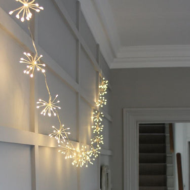 Starburst Silver Chain Fairy Lights