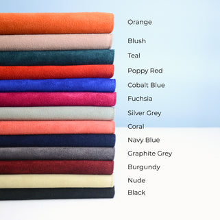 Personalised Suede Envelope Clutch Bag