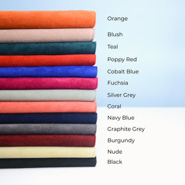 Personalised Suede Envelope Clutch Bag