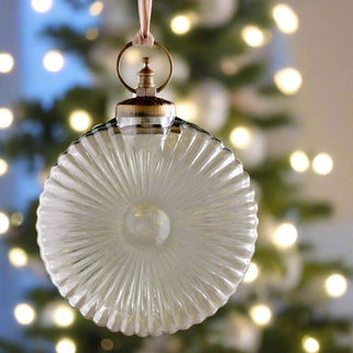 Clear Glass Giant Bauble