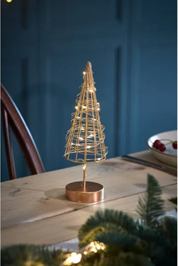 Table Christmas Tree Gold