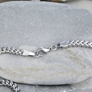 Men's Stainless Steel Wheat Link Chain