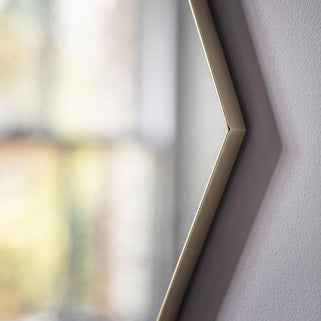 Bowie Octagon Mirror Champagne 3