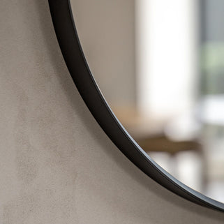 Holworth Pebble Mirror Black Large 3