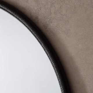 Bayswater Black Round Mirror Large 4