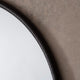 Bayswater Black Round Mirror Large 4