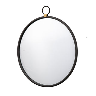 Bayswater Black Round Mirror Large 7