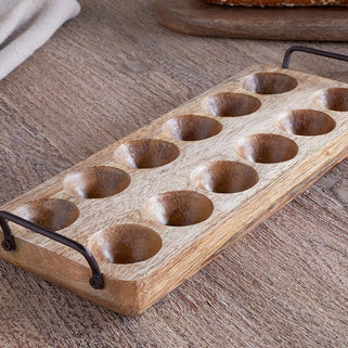 Mango Wood Egg Holder