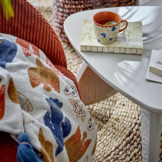 Recycled Multi-Coloured Cotton Throw