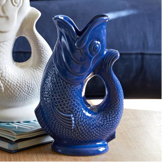 Gurgly Jug Azure Blue Small