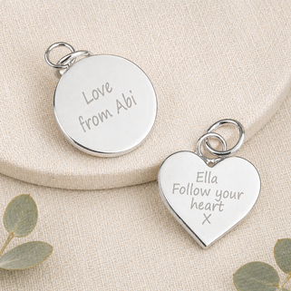 Personalised Bag Disc Charm