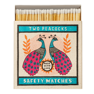 Boxed Matches Peacock Blue